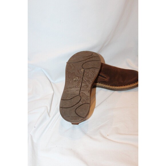 Born Mens Size 9 Bryson Brown Distressed Suede Slip-On Casual Shoes NEW main image 5